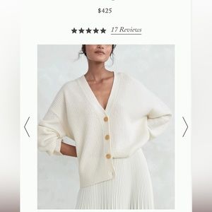 Jenni Kayne, Cropped Cashmere Cocoon, Size XS